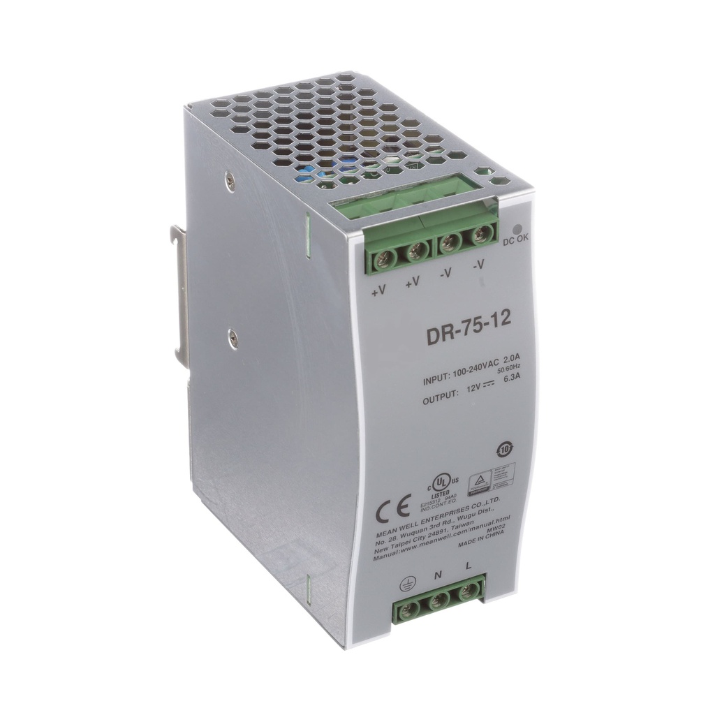 DR-75W Din Rail Power Supply 15V,4.5A